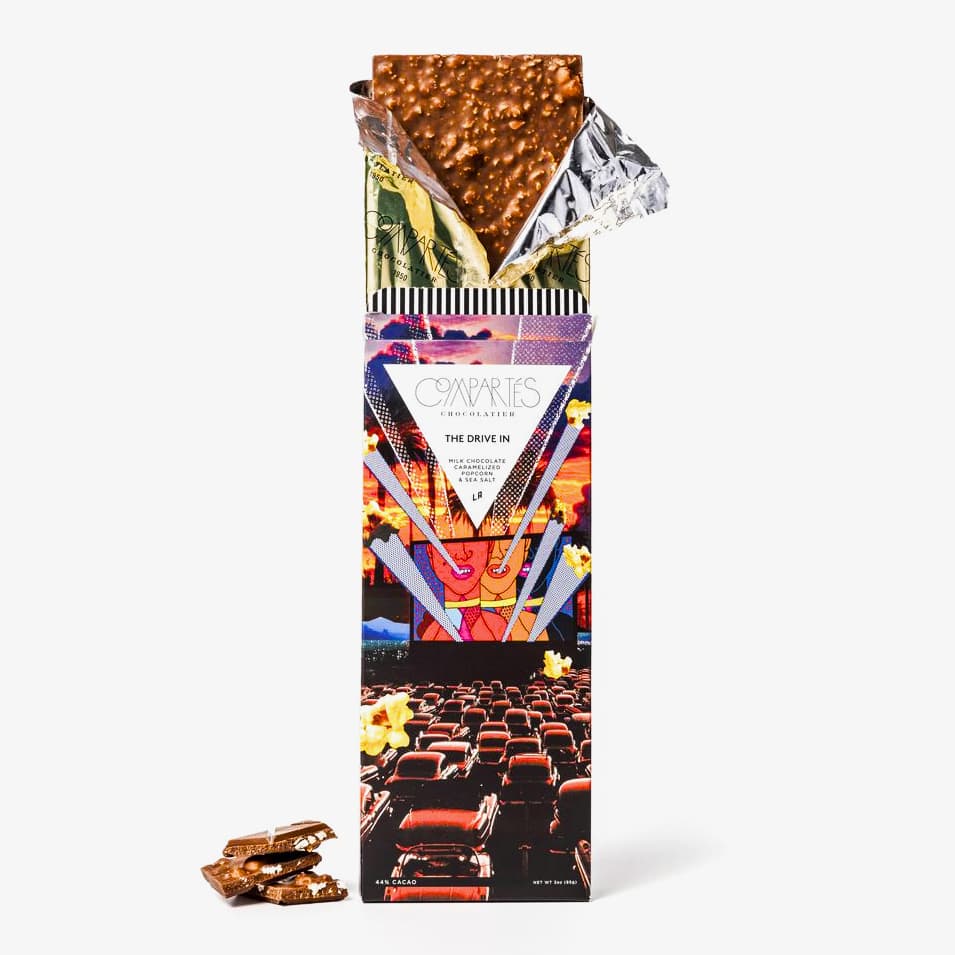 Drive-In Caramelized Popcorn Milk Chocolate Bar