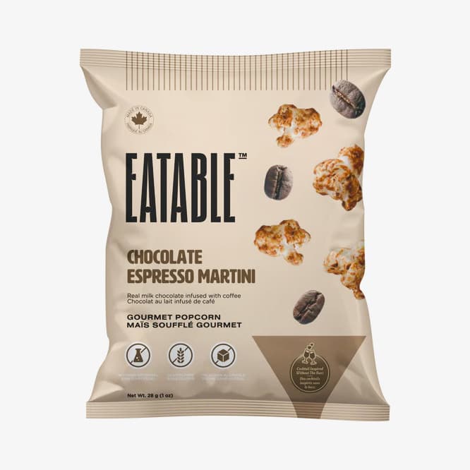Mini Chocolate Espresso Martini Popcorn