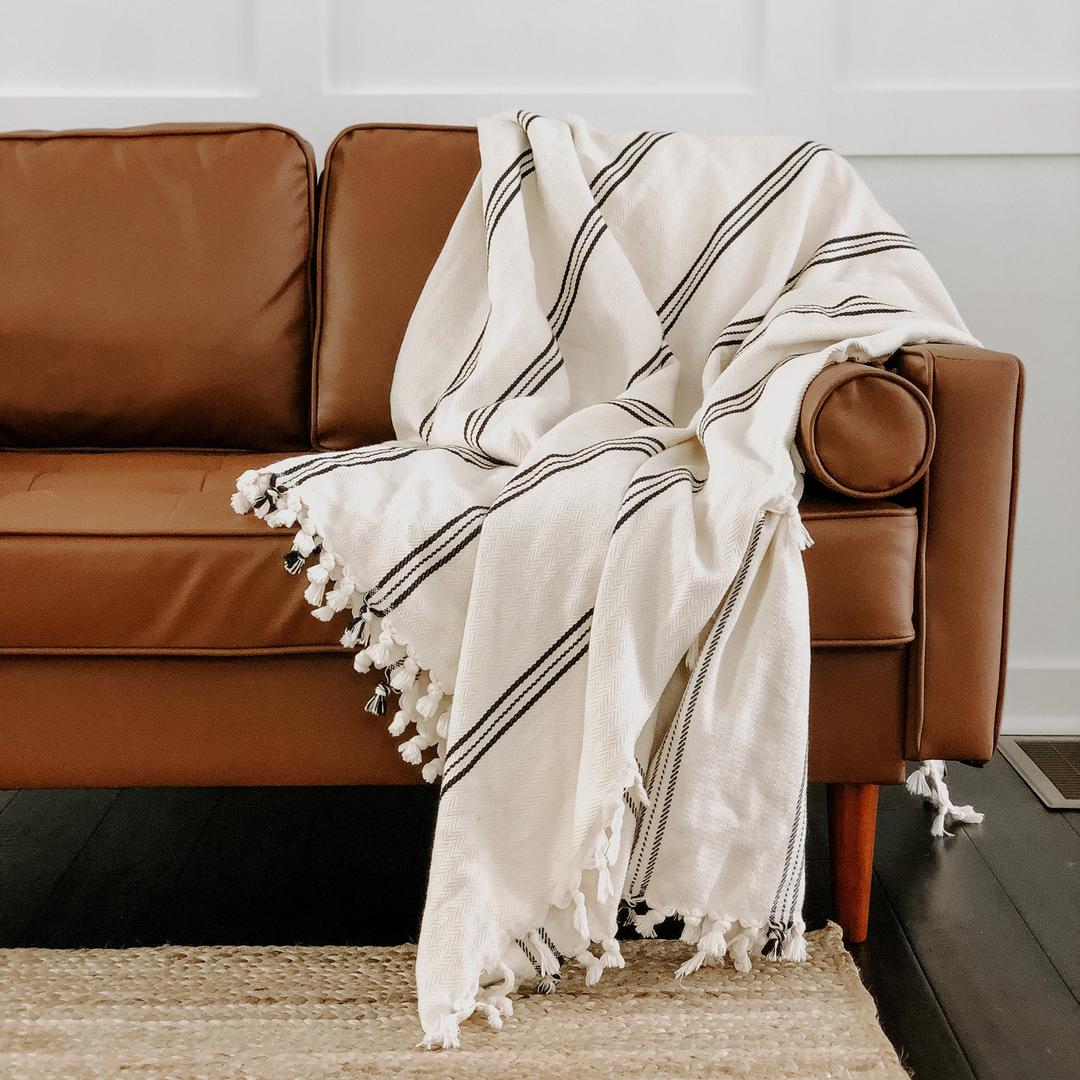 Turkish Cotton Throw Blanket