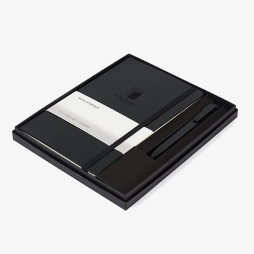 Moleskine Large Notebook & GO Pen Gift Set