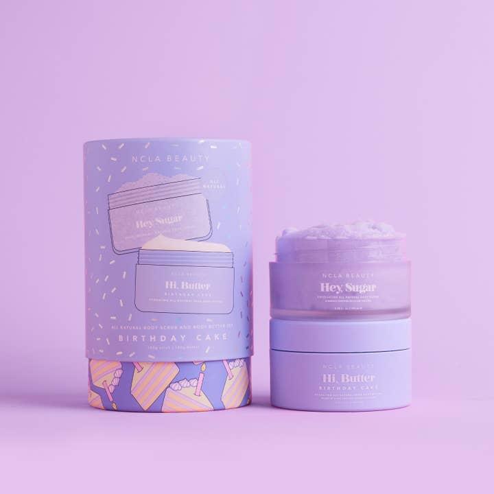 Birthday Cake Body Scrub & Body Butter Set