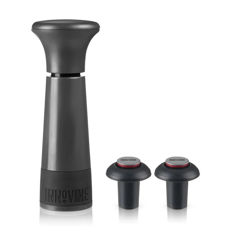 Wine Saver Set with Two Reusable Stoppers