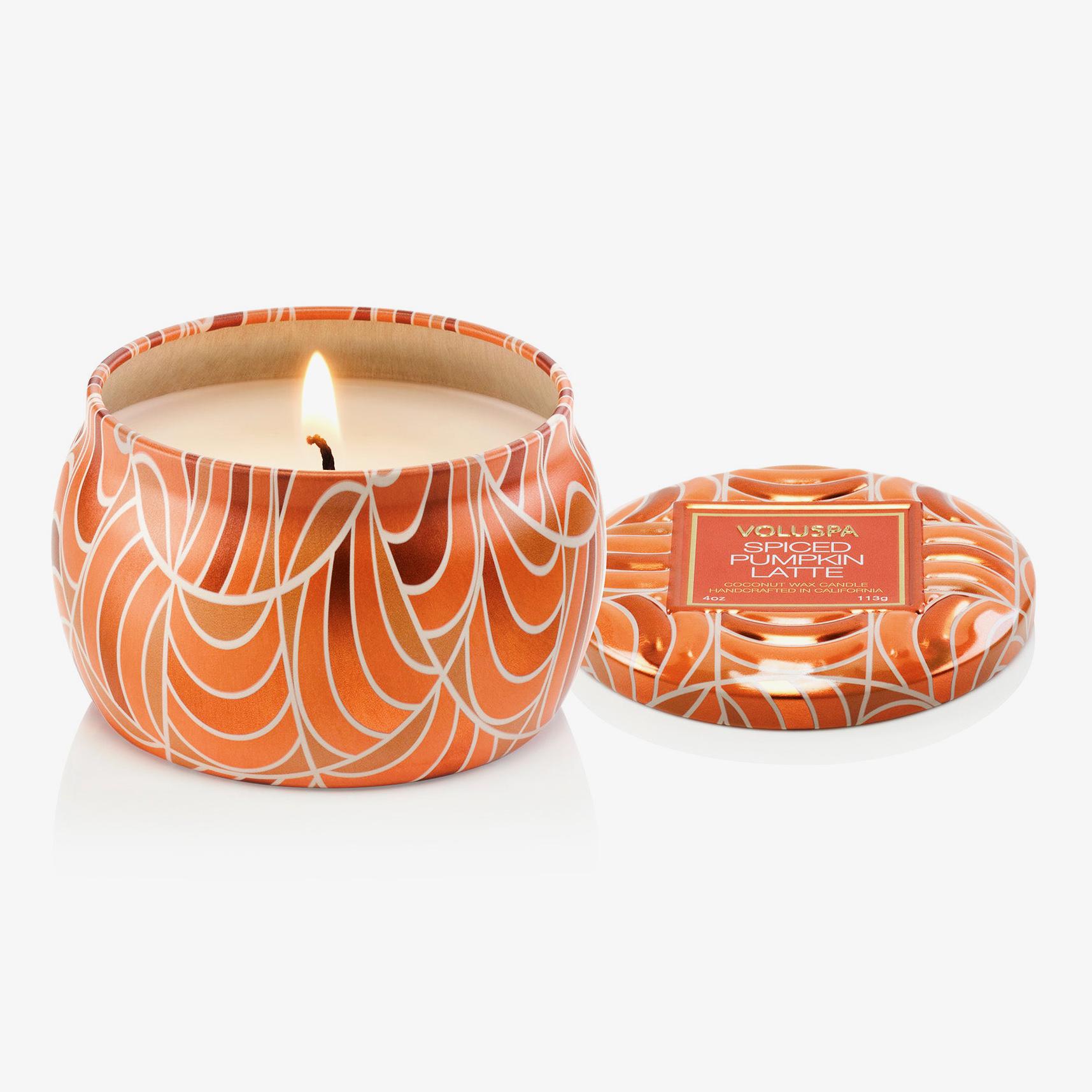 Spiced Pumpkin Latte Mini Tin Candle