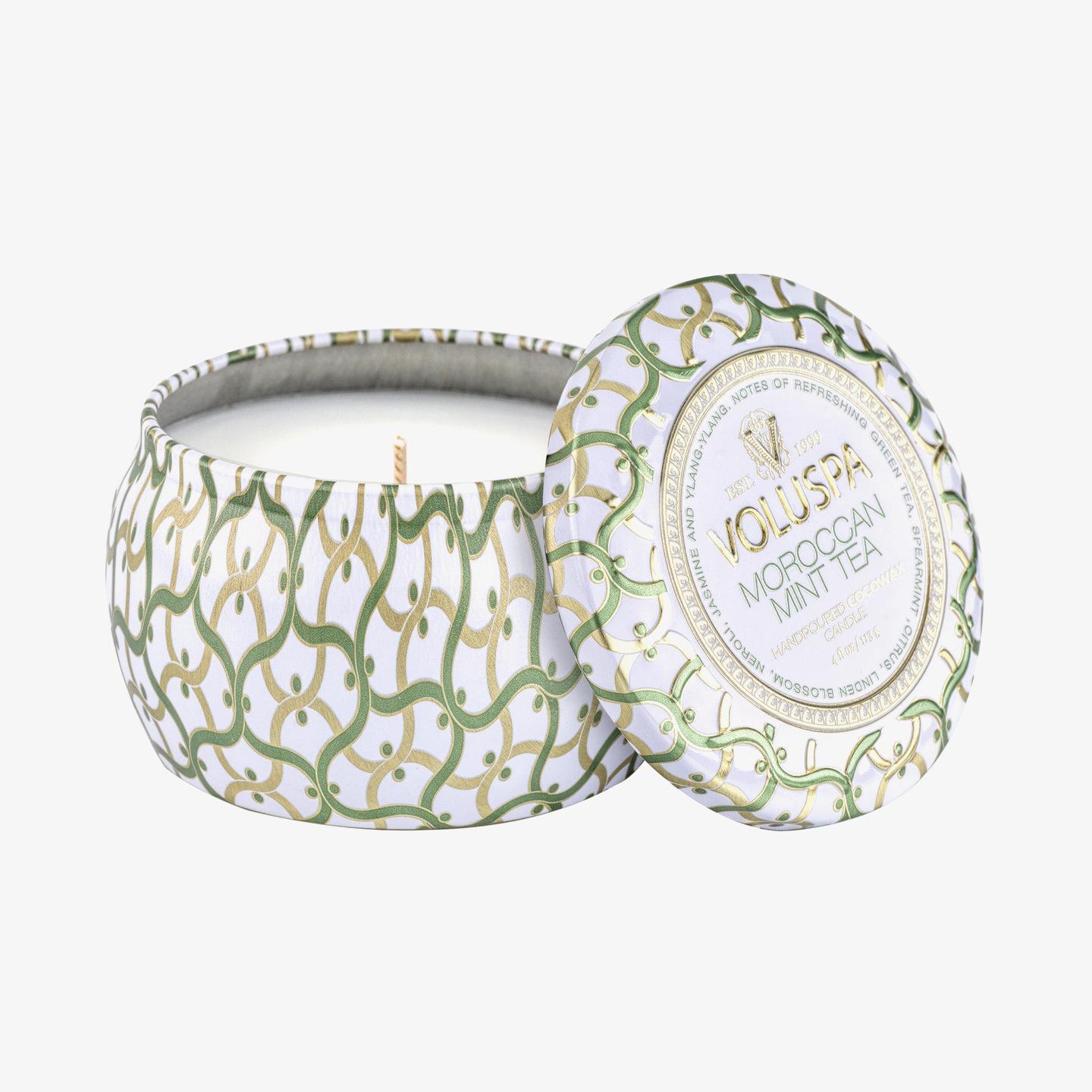 Moroccan Mint Tea Mini Tin Candle