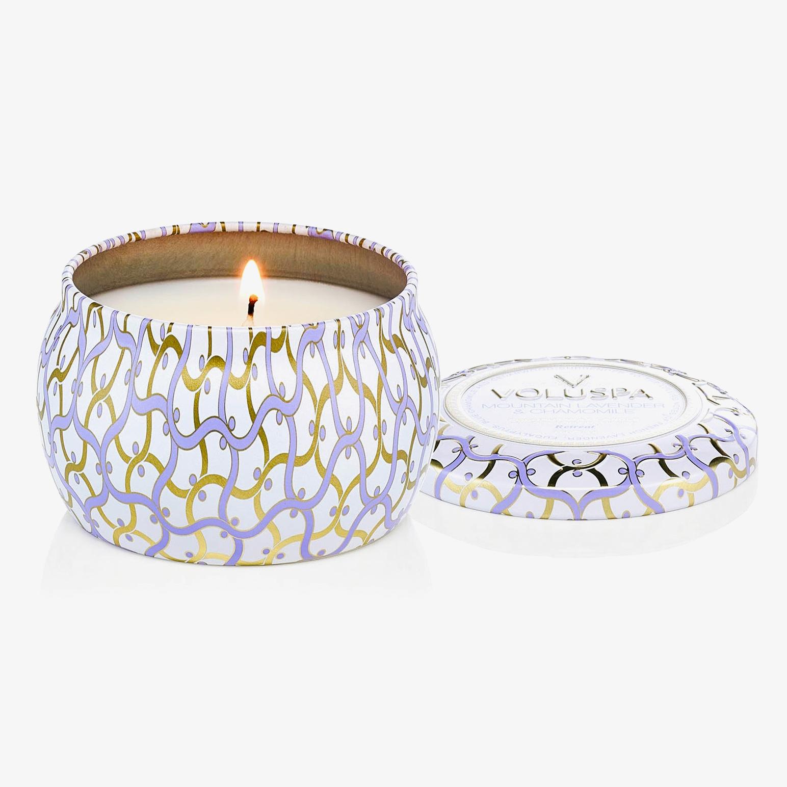 Mountain Lavender & Chamomile Mini Tin Candle