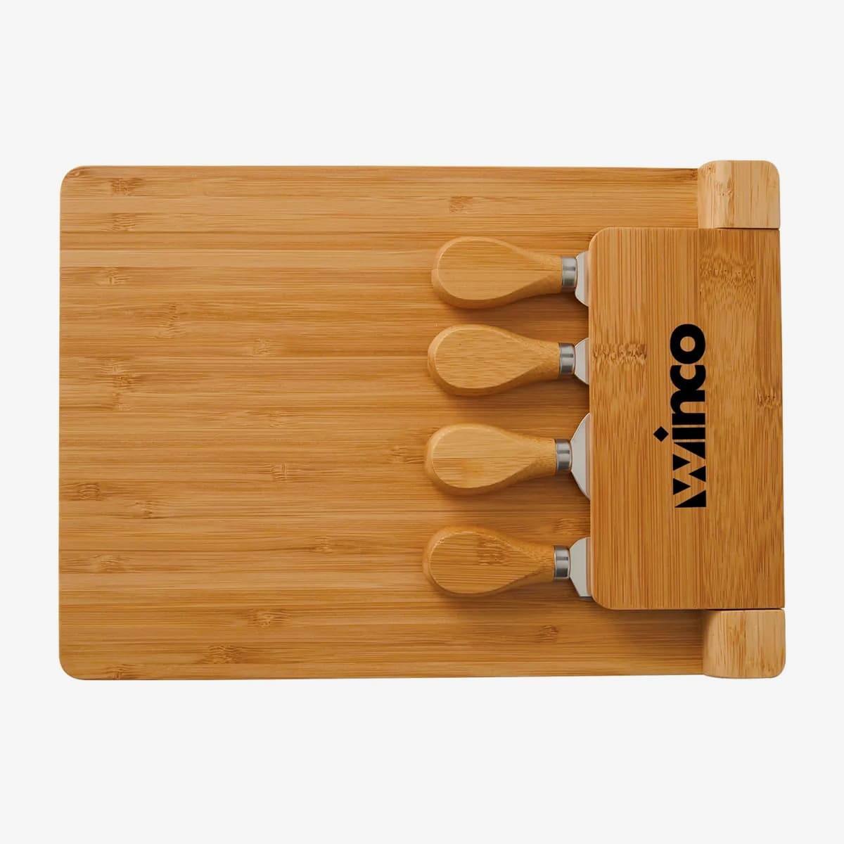 5-Piece Magnetic Bamboo Cheese & Charcuterie Board Set