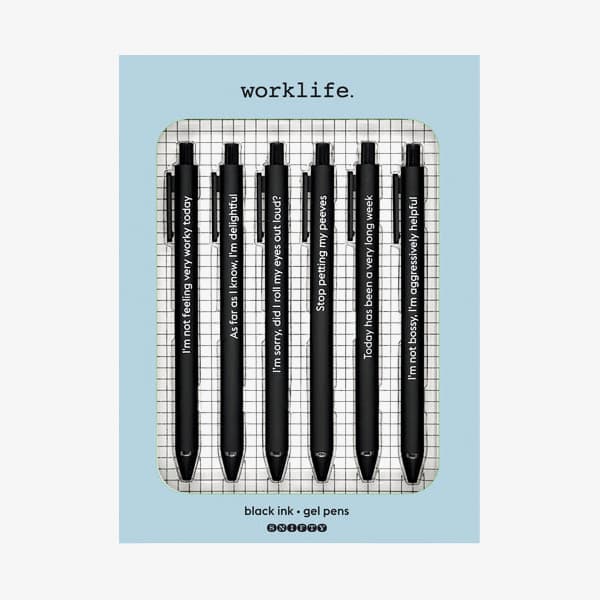 Worklife Quotable Gel Pen Set
