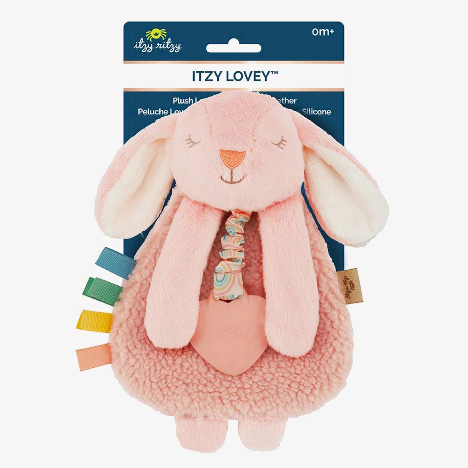 Ana The Bunny Plush with Silicone Teether Toy
