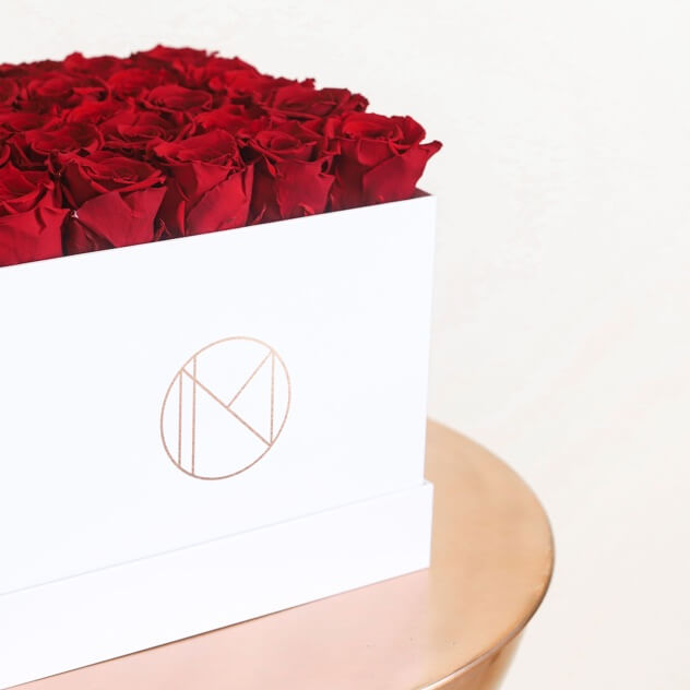 Custom Preserved Rose Boxes Infinity Roses