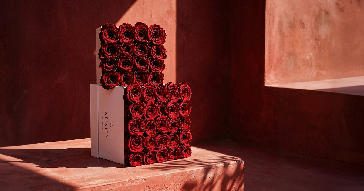 Luxury Heart Box Forever Roses | Eternal Love Preserved Rose